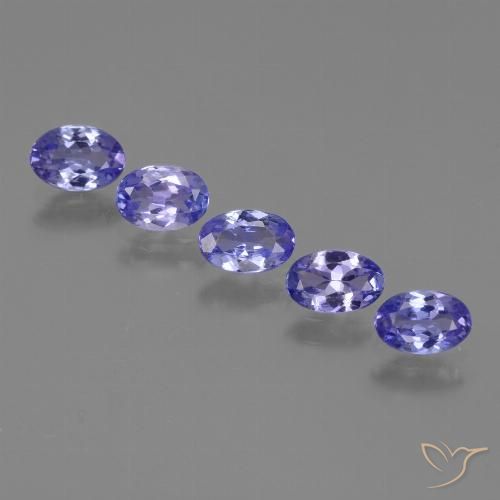 2.10ctw Natural Deep Blue Tanzanite, Oval, VVS-VS