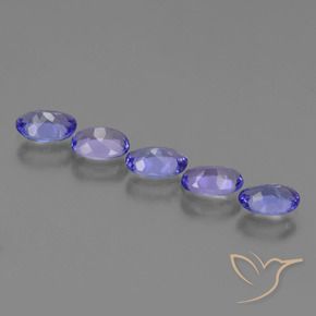 Tanzanite Gemstones in 6 x 4 mm (calibrated) Size for Sale, Tanzanite Stones in Deep Blue Color