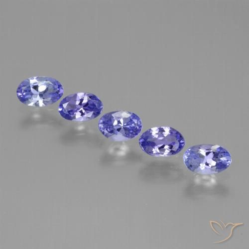 1.90ctw Natural Intense Violet Blue Tanzanite, Oval, VS
