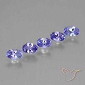 1.90 ctw Blue Tanzanite Stones, Natural Tanzanite in Oval Facet Shape for Sale