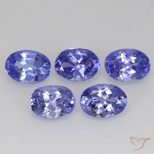 2.41ctw Natural Violet Blue Tanzanite, Oval, VS
