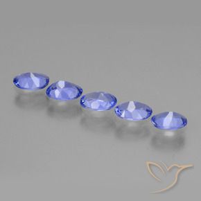 Tanzanite Gemstones in 6 x 4 mm (calibrated) Size for Sale, Tanzanite Stones in Violet Blue Color