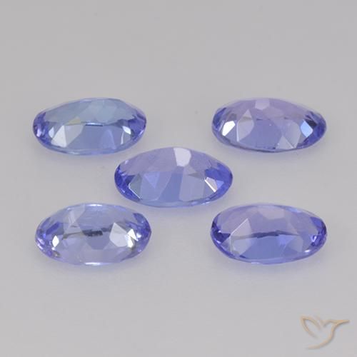 Tanzanite Gemstones in 6 x 4 mm (calibrated) Size for Sale, Tanzanite Stones in Intense Violet Blue Color
