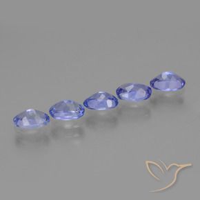 Tanzanite Gemstones in 5.8 x 3.8 mm Size for Sale, Tanzanite Stones in Deep Blue Color
