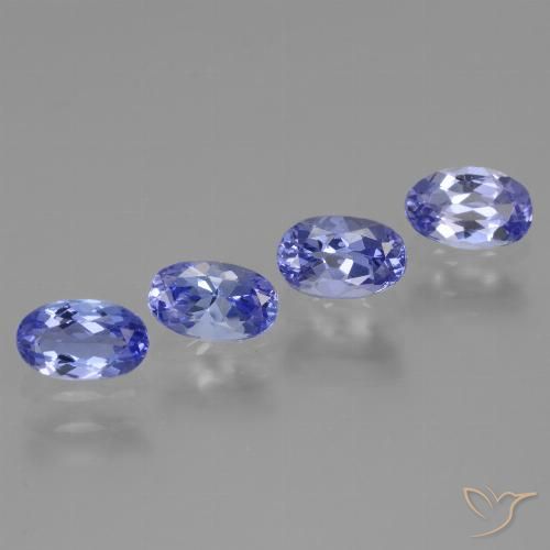 1.98ctw Natural Intense Violet Blue Tanzanite, Oval, VS