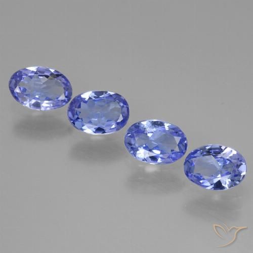 2.14ctw Natural Violet Blue Tanzanite, Oval, VS