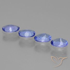 Tanzanite Gemstones in 6.2 x 4.4 mm Size for Sale, Tanzanite Stones in Violet Blue Color