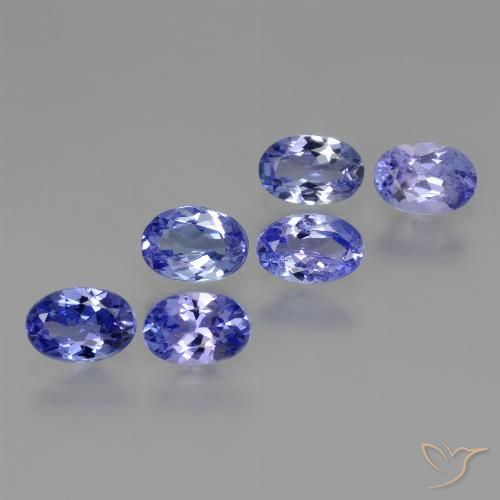 2.88ctw Natural Intense Violet Blue Tanzanite, Oval, VS