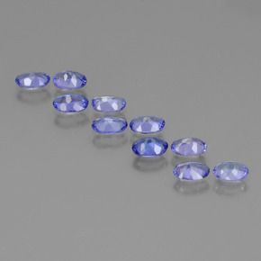 Tanzanite Gemstones in 6 x 4 mm (calibrated) Size for Sale, Tanzanite Stones in Intense Violet Blue Color