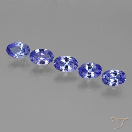 2.24ctw Natural Intense Violet Blue Tanzanite, Oval, VS