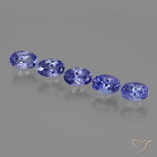 2.63ctw Natural Violet Blue Tanzanite, Oval, VS
