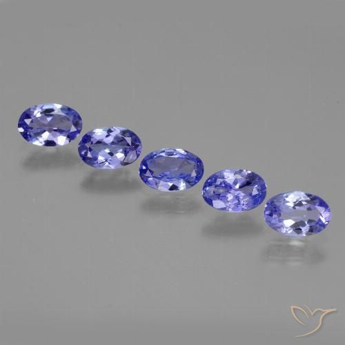 2.25ctw Natural Intense Violet Blue Tanzanite, Oval, VS