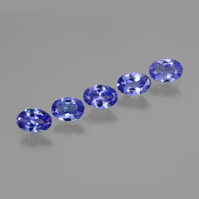 1.92 ctw Blue Tanzanite Stones, Natural Tanzanite in Oval Facet Shape for Sale