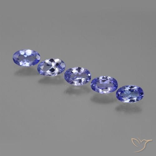 1.72ctw Natural Intense Violet Blue Tanzanite, Oval, VS