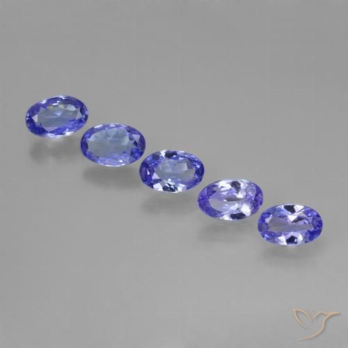 1.94ctw Natural Intense Violet Blue Tanzanite, Oval, VS