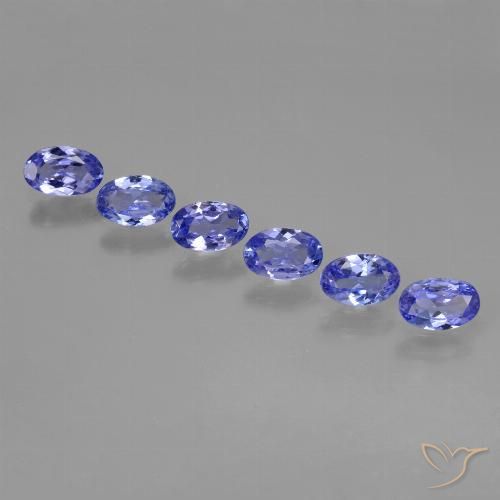 2.23ctw Natural Intense Violet Blue Tanzanite, Oval, VS
