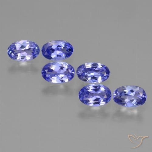 2.45ctw Natural Intense Violet Blue Tanzanite, Oval, VS