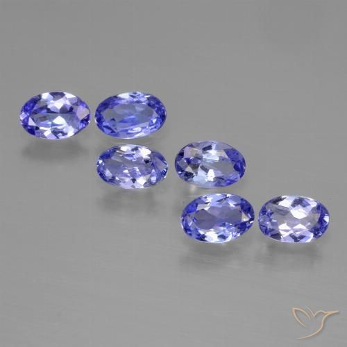 2.02ctw Natural Intense Violet Blue Tanzanite, Oval, VS