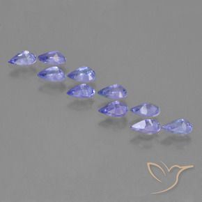 Tanzanite Gemstones in 5.1 x 3.2 mm Size for Sale, Tanzanite Stones in Violet Blue Color