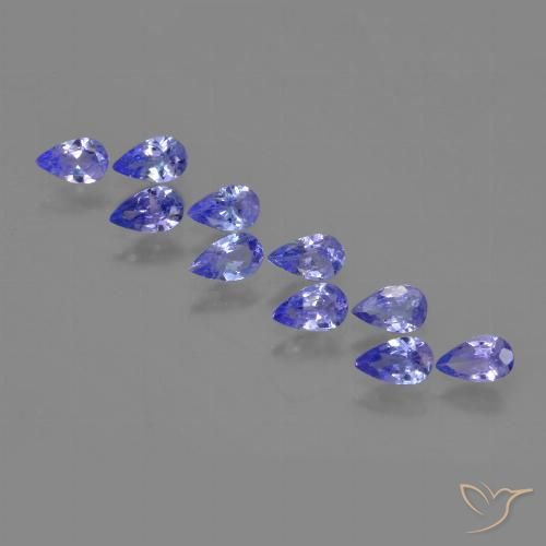 1.88ctw Natural Intense Blue Tanzanite, Pear Shape, VS