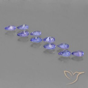 Tanzanite Gemstones in 5 x 3 mm (calibrated) Size for Sale, Tanzanite Stones in Intense Blue Color
