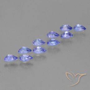 Tanzanite Gemstones in 5 x 3 mm (calibrated) Size for Sale, Tanzanite Stones in Intense Violet Blue Color