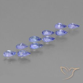 Tanzanite Gemstones in 5 x 3.1 mm Size for Sale, Tanzanite Stones in Intense Violet Blue Color