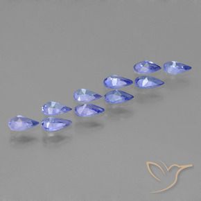 Tanzanite Gemstones in 5.2 x 3.2 mm Size for Sale, Tanzanite Stones in Intense Violet Blue Color