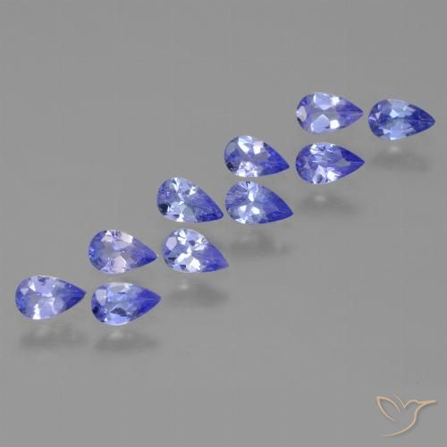 1.99ctw Natural Electric Blue Tanzanite, Pear Shape, VS