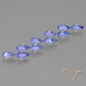 Tanzanite Gemstones in 5 x 3 mm (calibrated) Size for Sale, Tanzanite Stones in Electric Blue Color