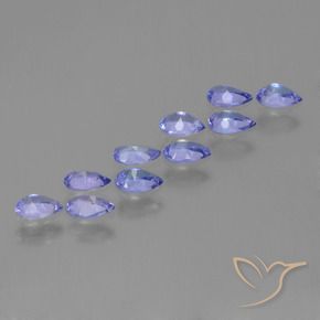 Tanzanite Gemstones in 5 x 3 mm (calibrated) Size for Sale, Tanzanite Stones in Intense Violet Blue Color