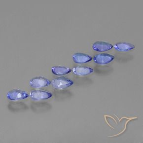 Tanzanite Gemstones in 4.7 x 3.7 mm Size for Sale, Tanzanite Stones in Medium Navy Blue Color