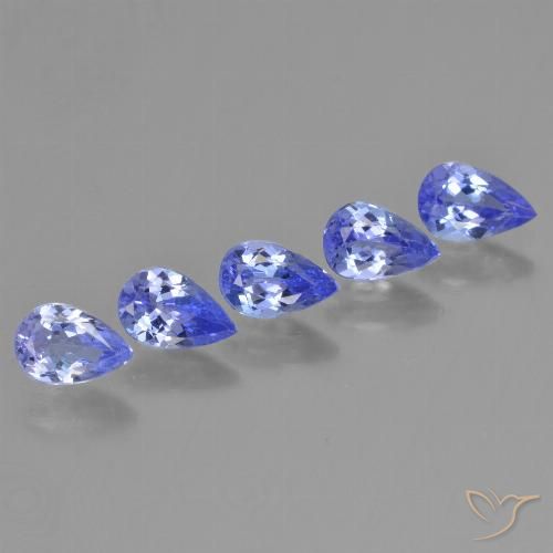 2.24ctw Natural Medium Blue Tanzanite, Pear Shape, VS