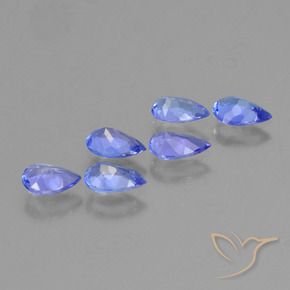 Tanzanite Gemstones in 5.9 x 3.8 mm Size for Sale, Tanzanite Stones in Violet Blue Color