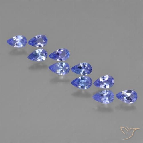 1.86ctw Natural Deep Blue Tanzanite, Pear Shape, VS