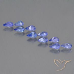 Tanzanite Gemstones in 5 x 3 mm (calibrated) Size for Sale, Tanzanite Stones in Deep Violet Blue Color