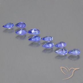 Tanzanite Gemstones in 5 x 3 mm (calibrated) Size for Sale, Tanzanite Stones in Deep Violet Blue Color