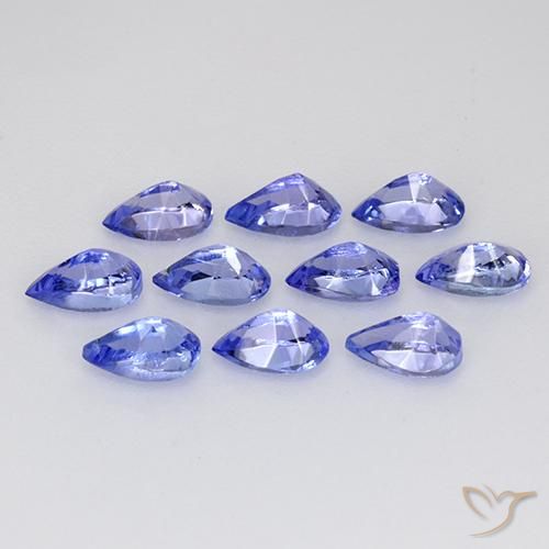 Tanzanite Gemstones in 5 x 3 mm (calibrated) Size for Sale, Tanzanite Stones in Deep Violet Blue Color