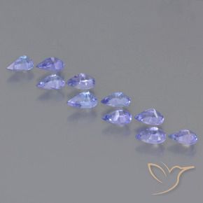 Tanzanite Gemstones in 5 x 3 mm (calibrated) Size for Sale, Tanzanite Stones in Intense Violet Blue Color
