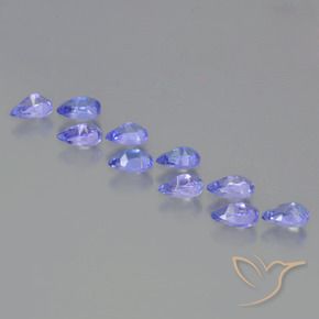 Tanzanite Gemstones in 5 x 3 mm (calibrated) Size for Sale, Tanzanite Stones in Intense Violet Blue Color