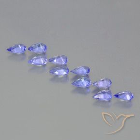 Tanzanite Gemstones in 5 x 3 mm (calibrated) Size for Sale, Tanzanite Stones in Intense Violet Blue Color