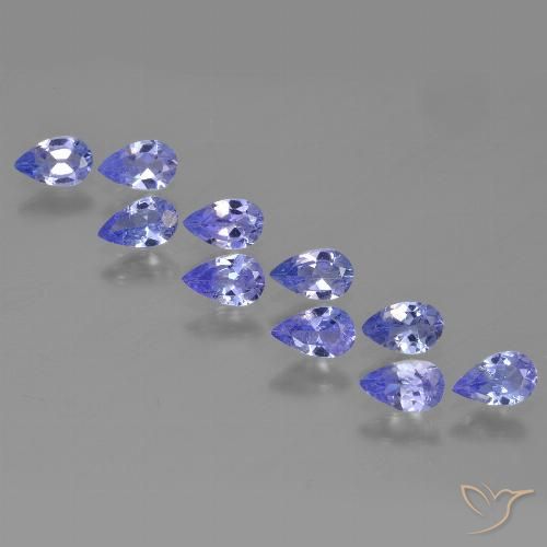 2.13ctw Natural Intense Violet Blue Tanzanite, Pear Shape, VS