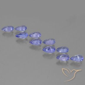 Tanzanite Gemstones in 5 x 3 mm (calibrated) Size for Sale, Tanzanite Stones in Intense Violet Blue Color