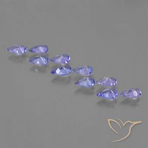 Tanzanite Gemstones in 5.2 x 3.2 mm Size for Sale, Tanzanite Stones in Intense Violet Blue Color