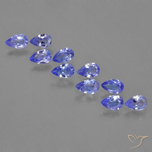 1.93ctw Natural Deep Violet Blue Tanzanite, Pear Shape, VS