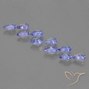 Tanzanite Gemstones in 5 x 3 mm (calibrated) Size for Sale, Tanzanite Stones in Deep Violet Blue Color