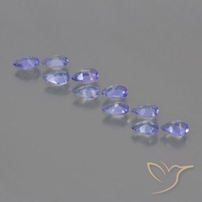 Tanzanite Gemstones in 5 x 3 mm (calibrated) Size for Sale, Tanzanite Stones in Intense Violet Blue Color