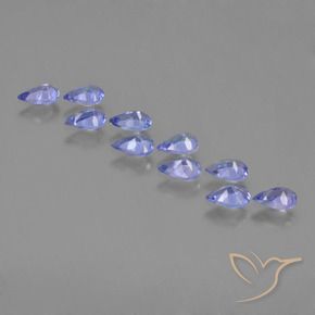 Tanzanite Gemstones in 5 x 3 mm (calibrated) Size for Sale, Tanzanite Stones in Intense Violet Blue Color