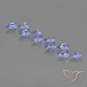Tanzanite Gemstones in 5.2 x 3.1 mm Size for Sale, Tanzanite Stones in Intense Violet Blue Color