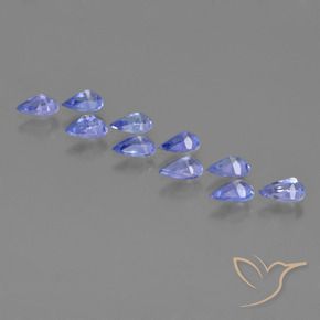 Tanzanite Gemstones in 5.2 x 3.2 mm Size for Sale, Tanzanite Stones in Intense Violet Blue Color